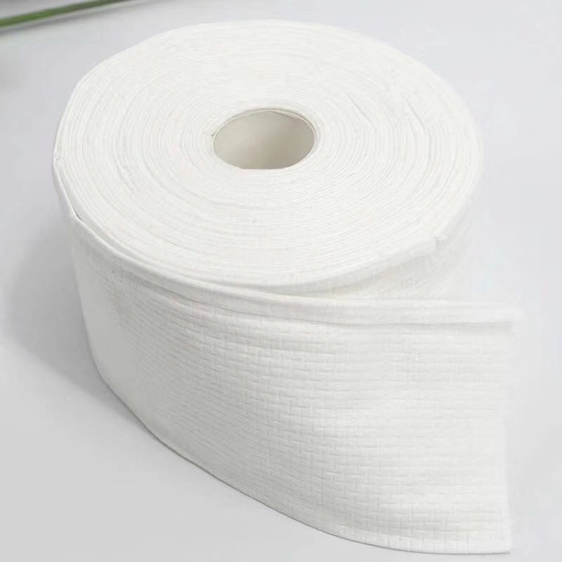 化妆棉厂家 可降解水刺无纺布 点断柔巾卷 功能性无纺布